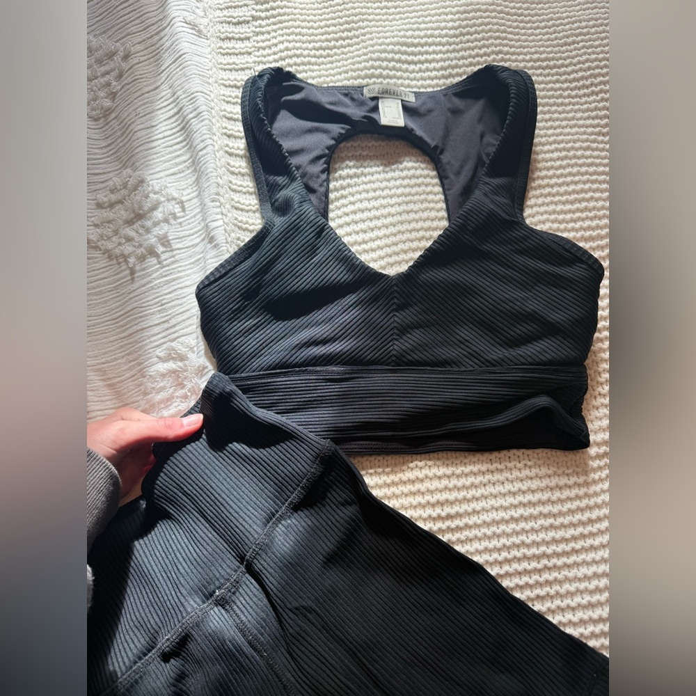 Ribbed workout set